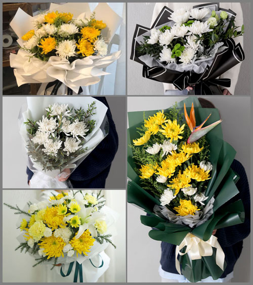湖南株洲醴陵市浦口镇白事花束代送